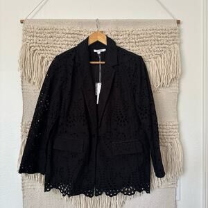 NWT: Chico’s Eyelet Blazer
